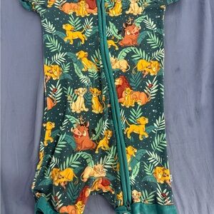 Little Sleepies Lion King Shorty Size 2T